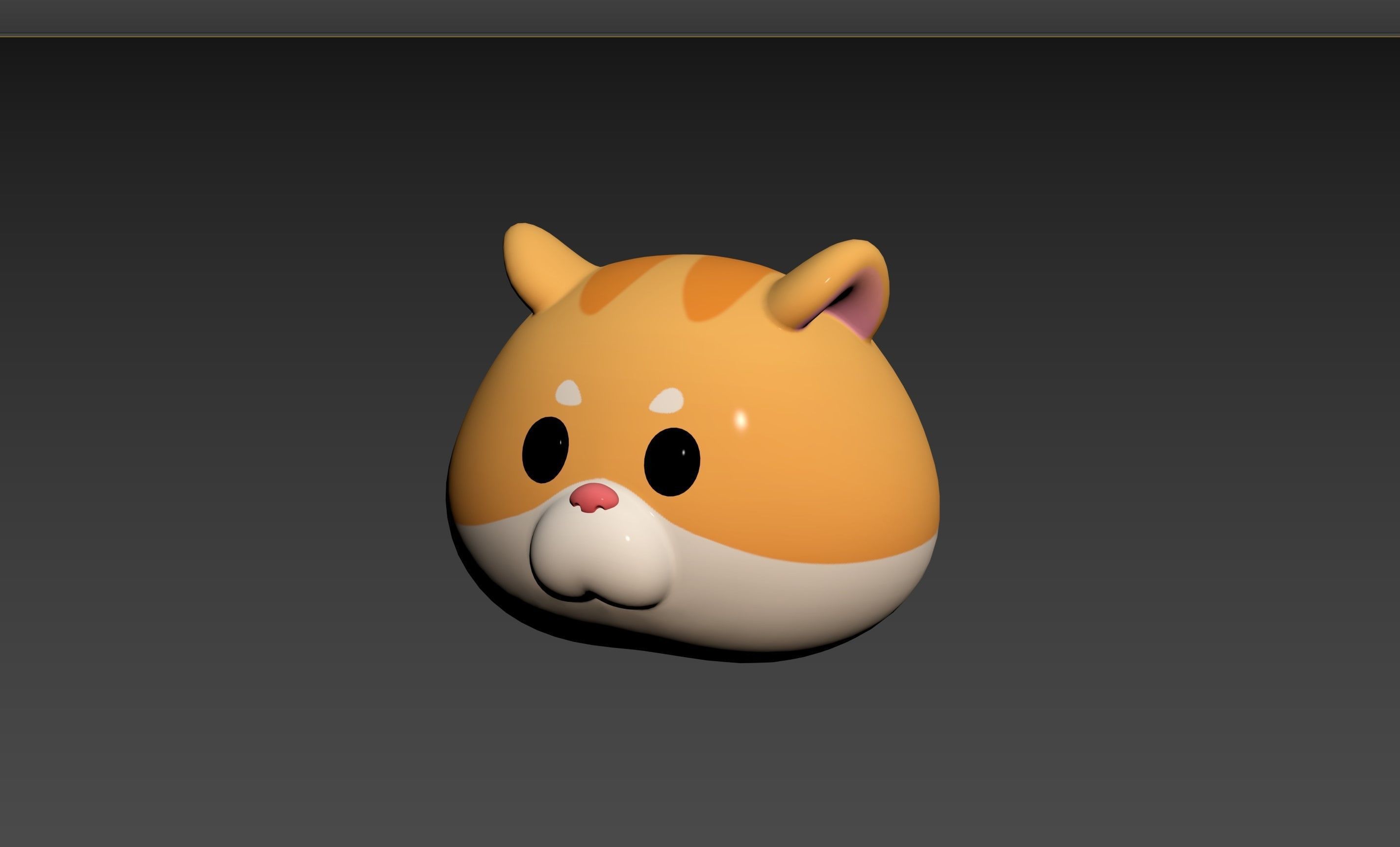 Prop165 Hamster Head 3D model_10