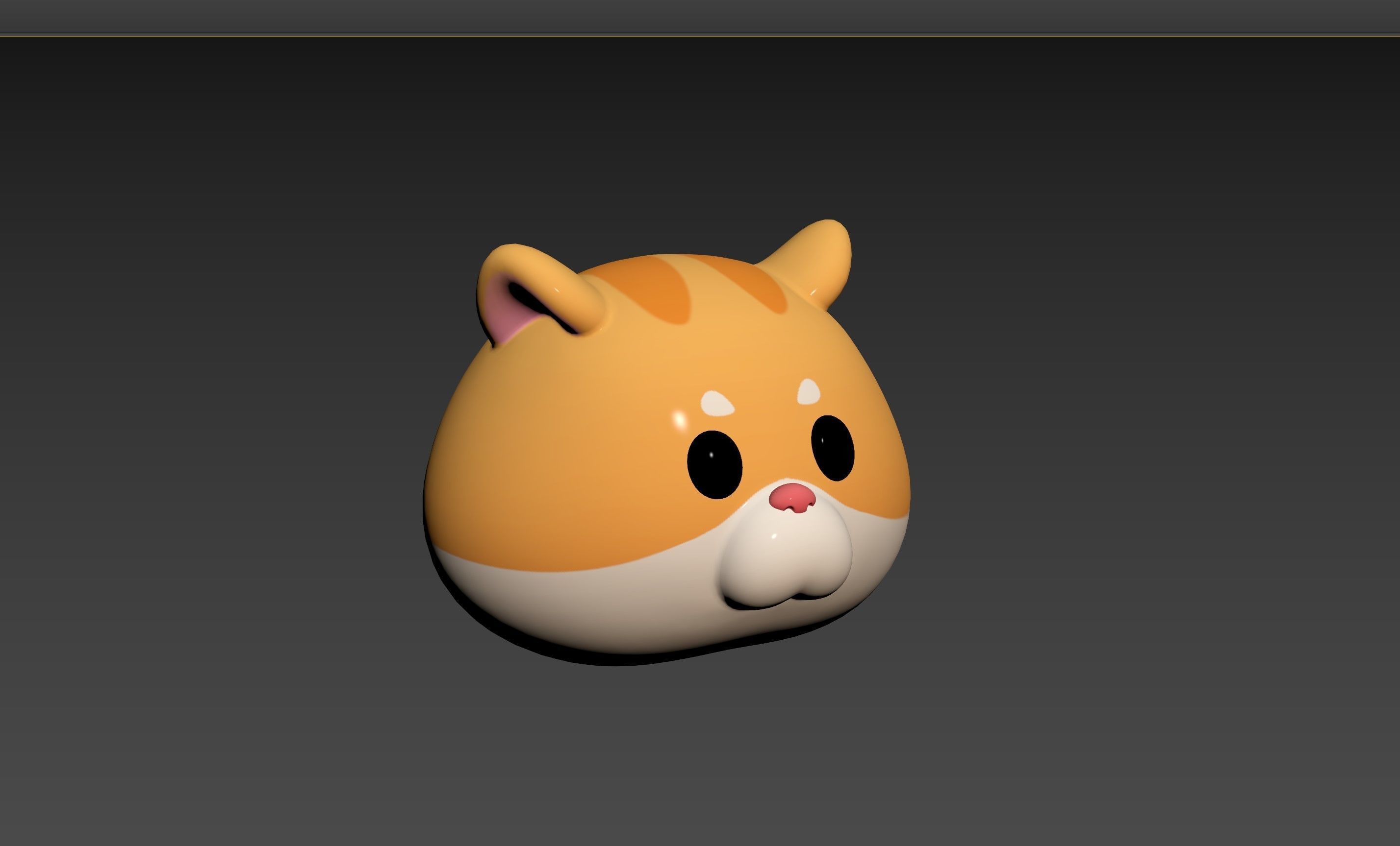 Prop165 Hamster Head 3D model_16