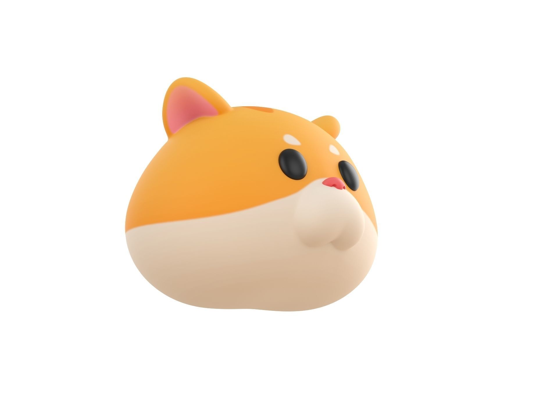 Prop165 Hamster Head 3D model_2