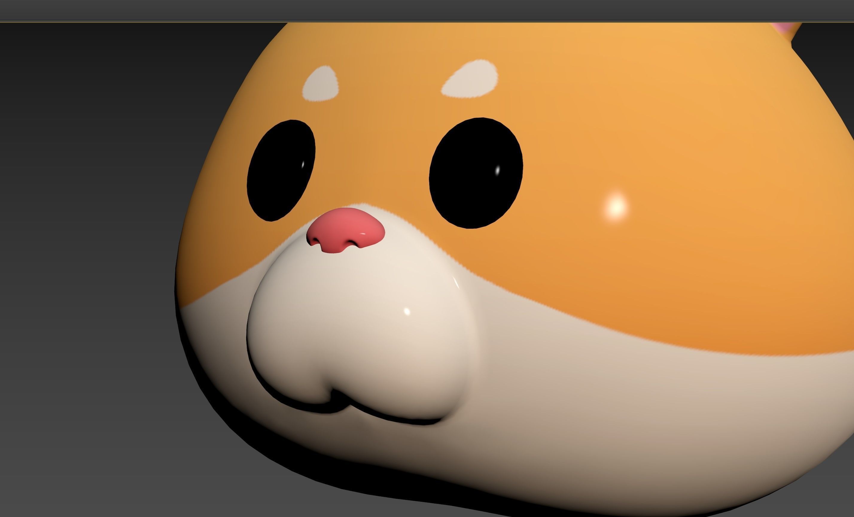 Prop165 Hamster Head 3D model_24