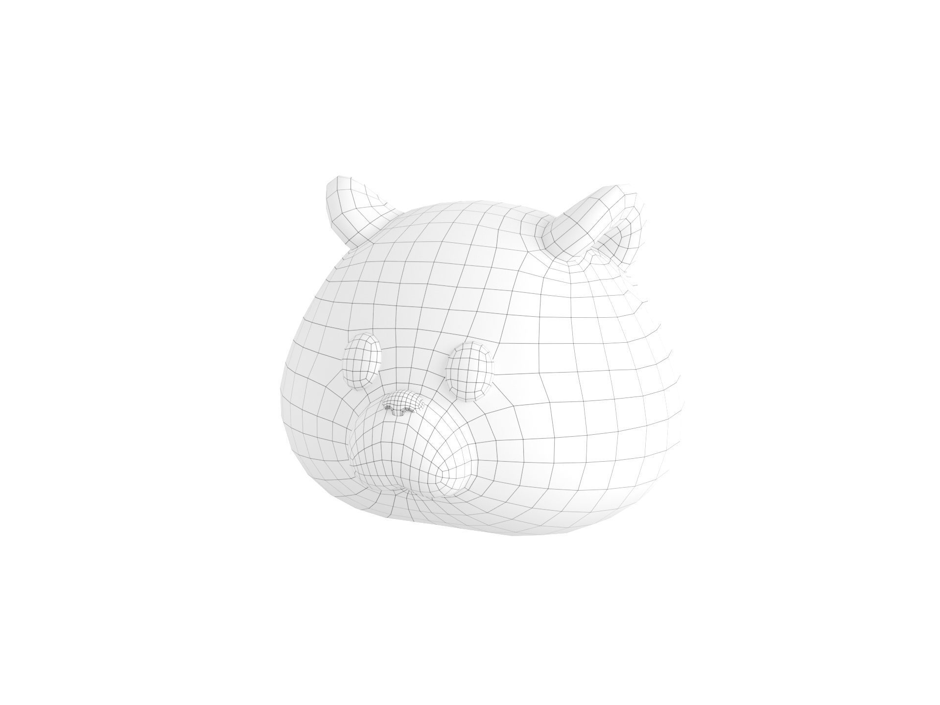 Prop165 Hamster Head 3D model_26