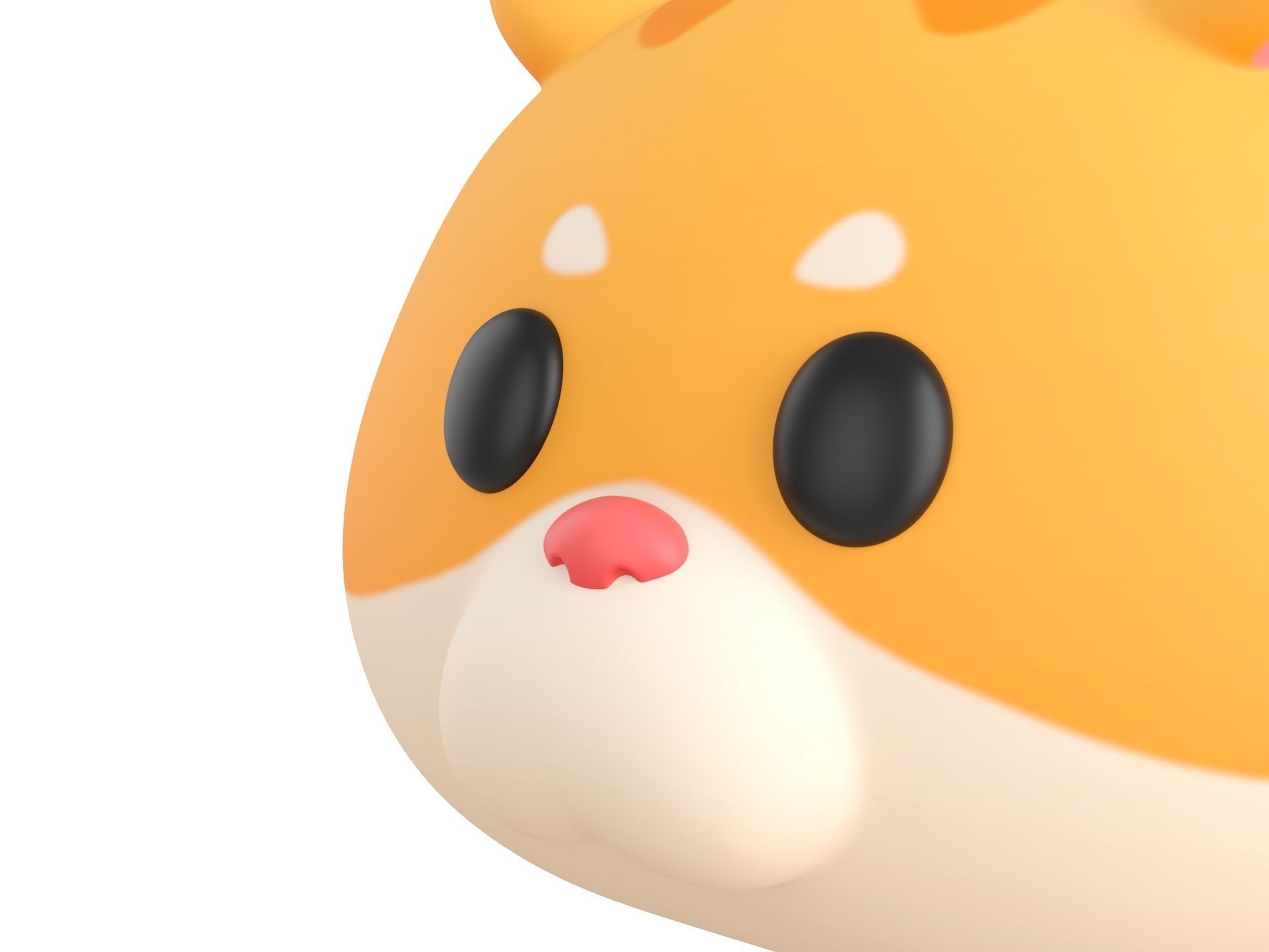 Prop165 Hamster Head 3D model_8