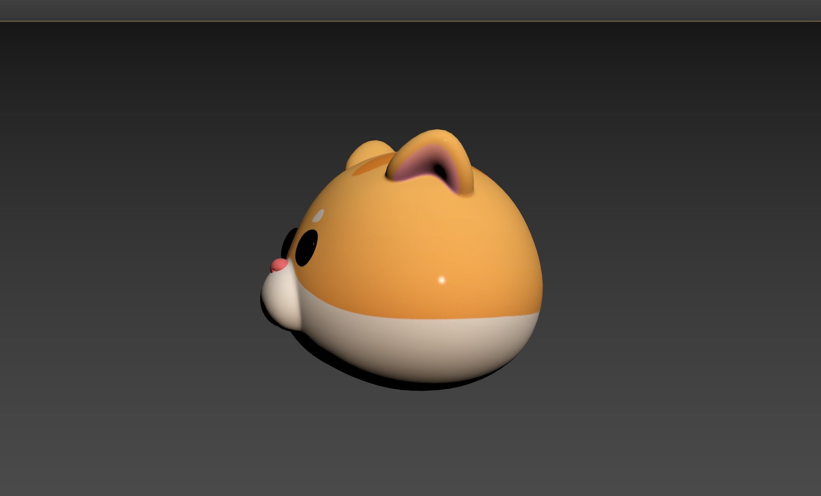 Prop165 Hamster Head 3D model_23