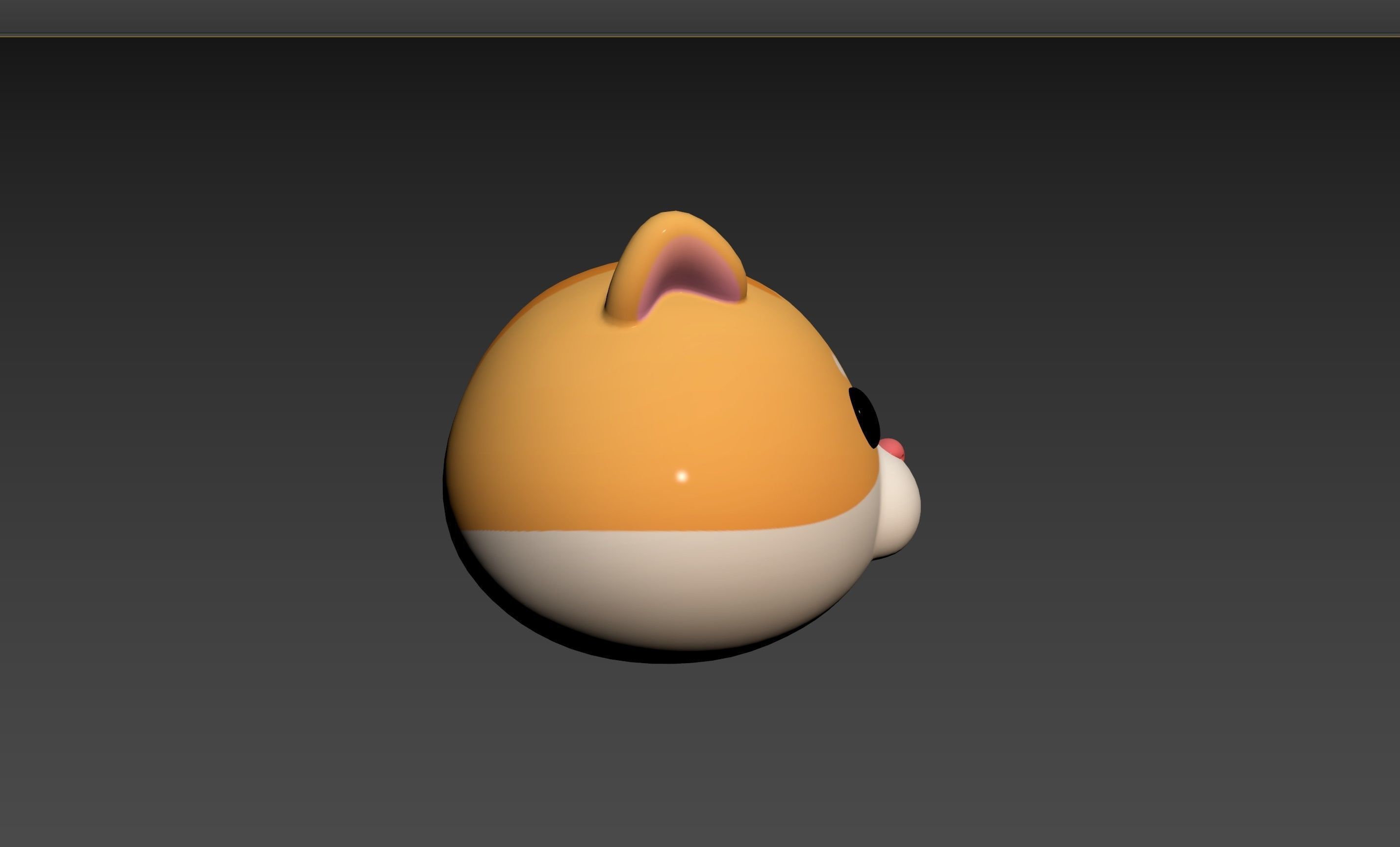 Prop165 Hamster Head 3D model_17