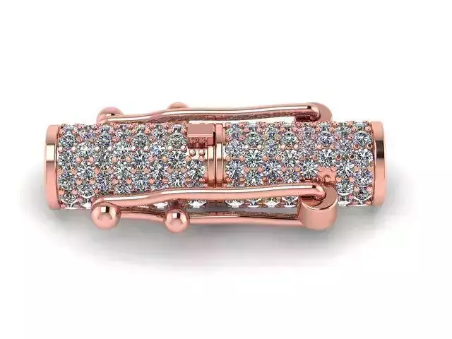 Round lock chain-bracelet