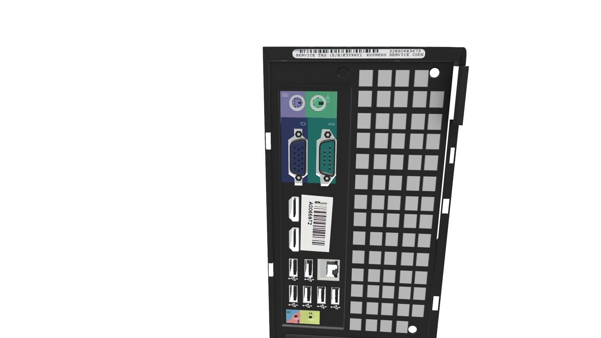 DELL CPU 3D model_10