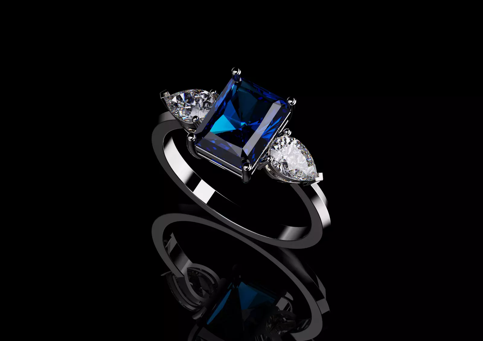 Graff Style Ring 3D print model_0