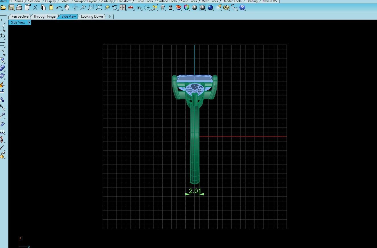 Graff Style Ring 3D print model_4