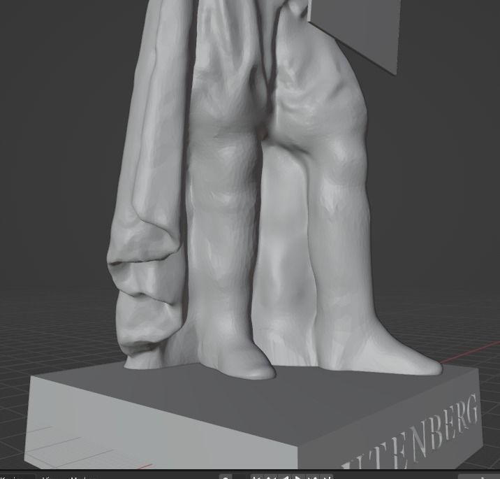 Johannes Gutenberg 3D print model_17