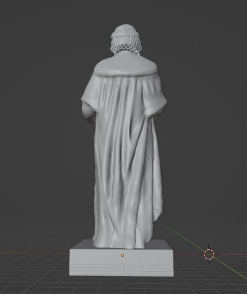 Johannes Gutenberg 3D print model_9