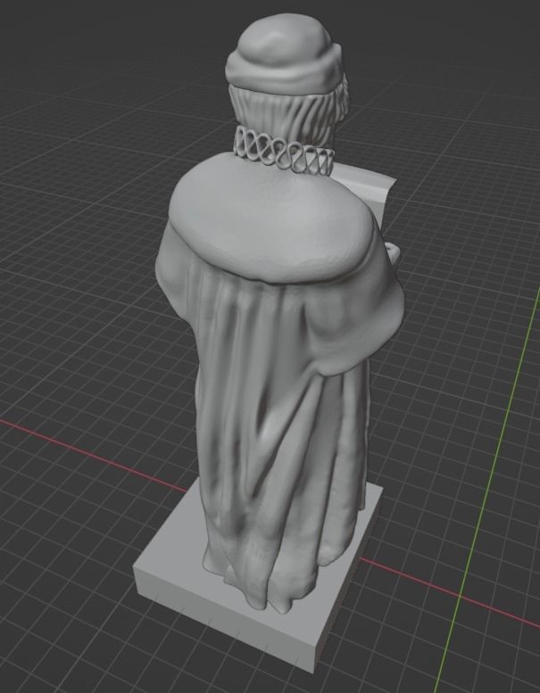 Johannes Gutenberg 3D print model_10