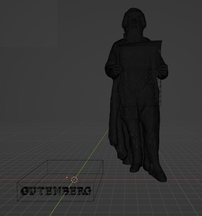 Johannes Gutenberg 3D print model_23