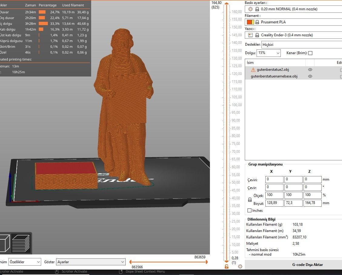 Johannes Gutenberg 3D print model_25