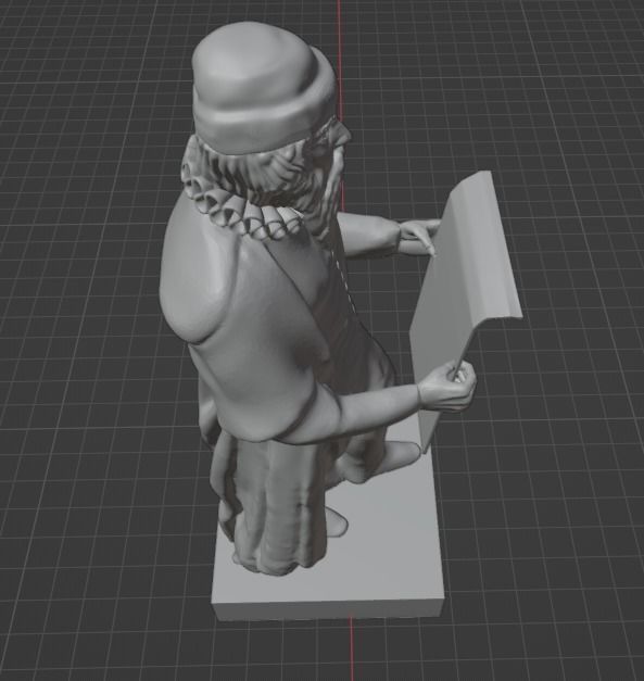Johannes Gutenberg 3D print model_5