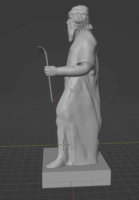 Johannes Gutenberg 3D print model_8