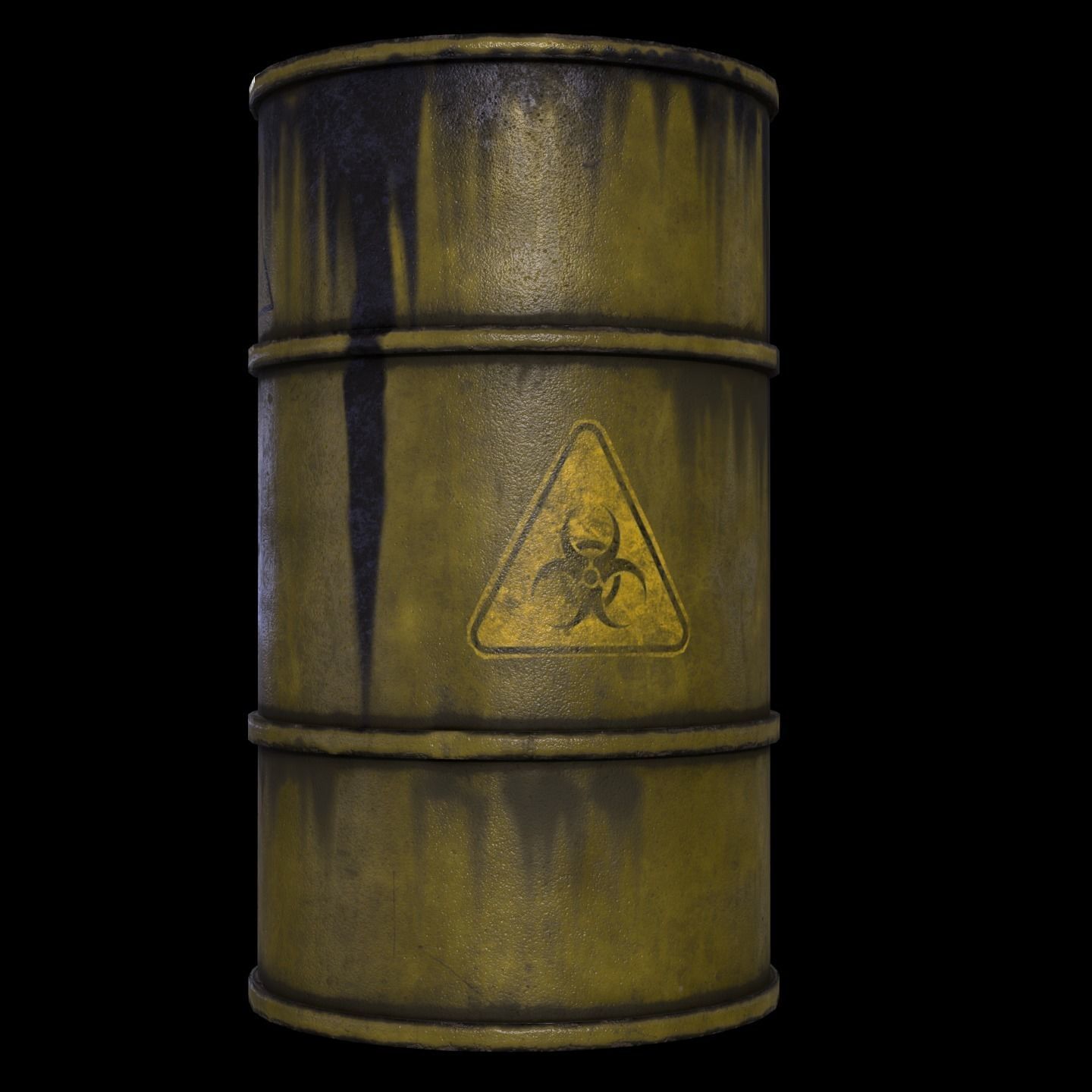 Barrels pack Low-poly 3D model_12