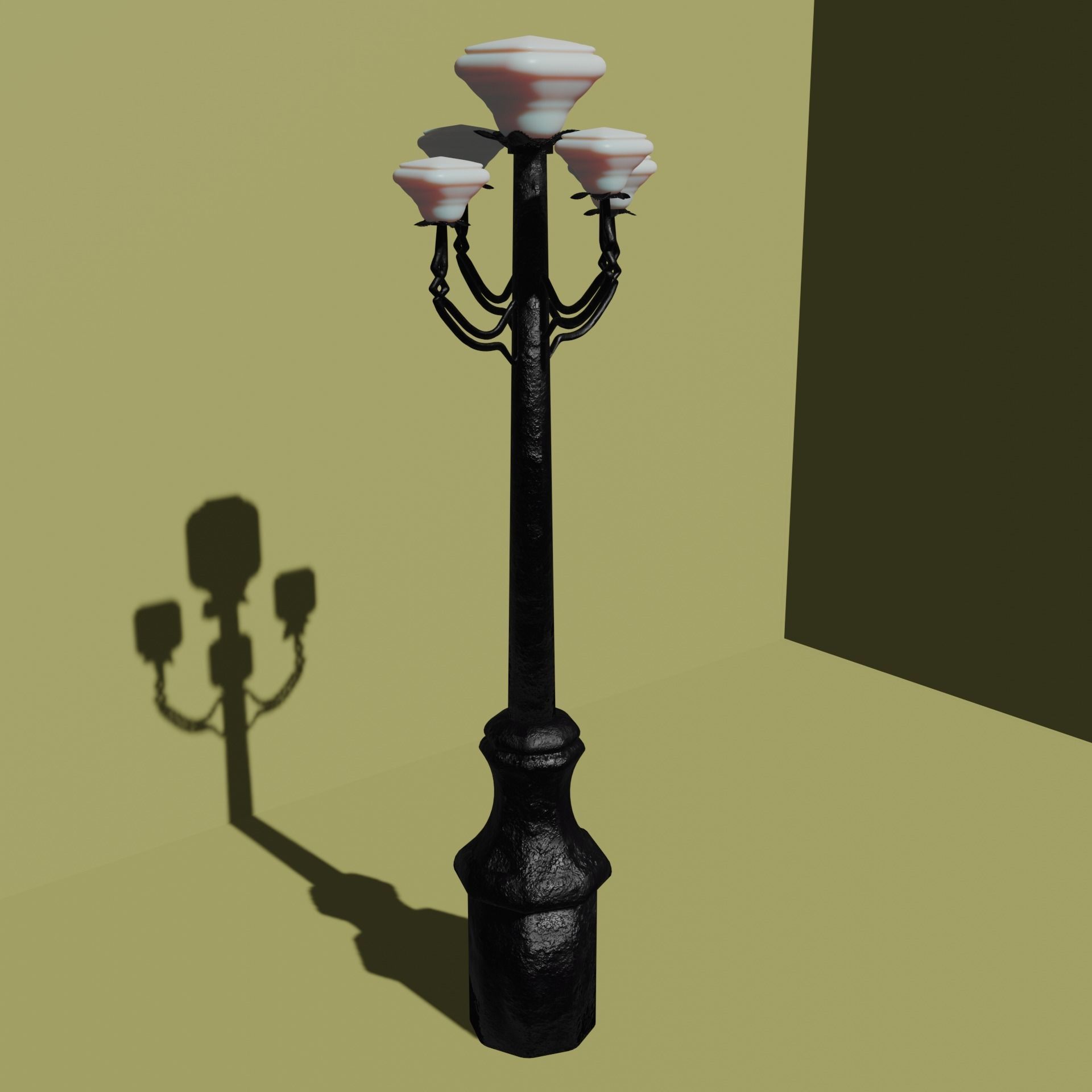 Street light 3D model_10