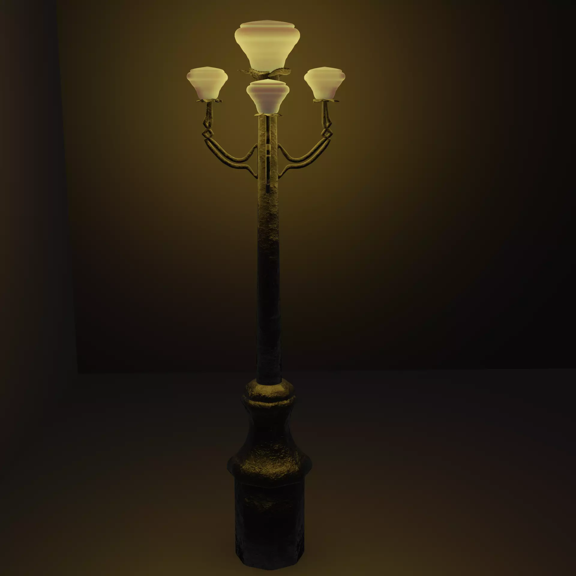 Street light 3D model_0