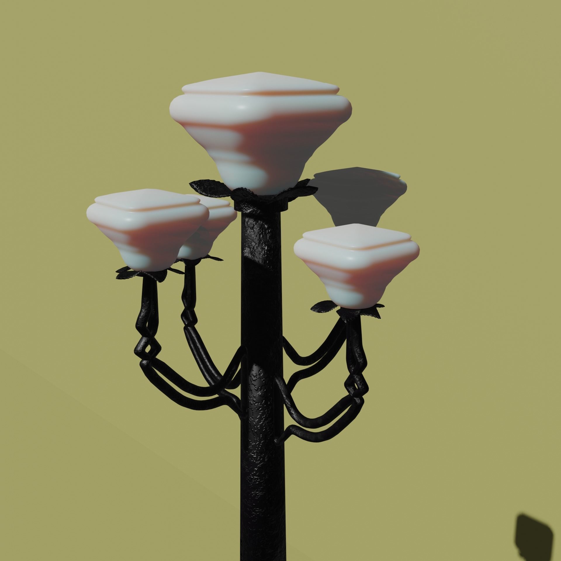 Street light 3D model_11