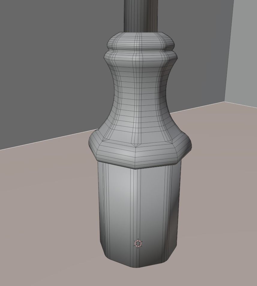 Street light 3D model_2