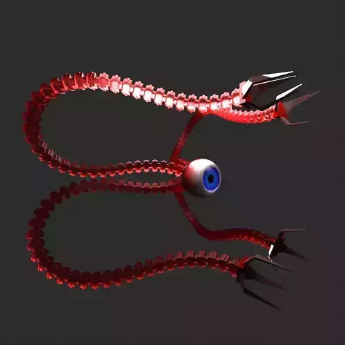 the evil eye Low-poly 3D model