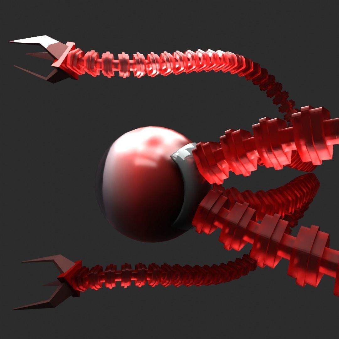 the evil eye Low-poly 3D model_4