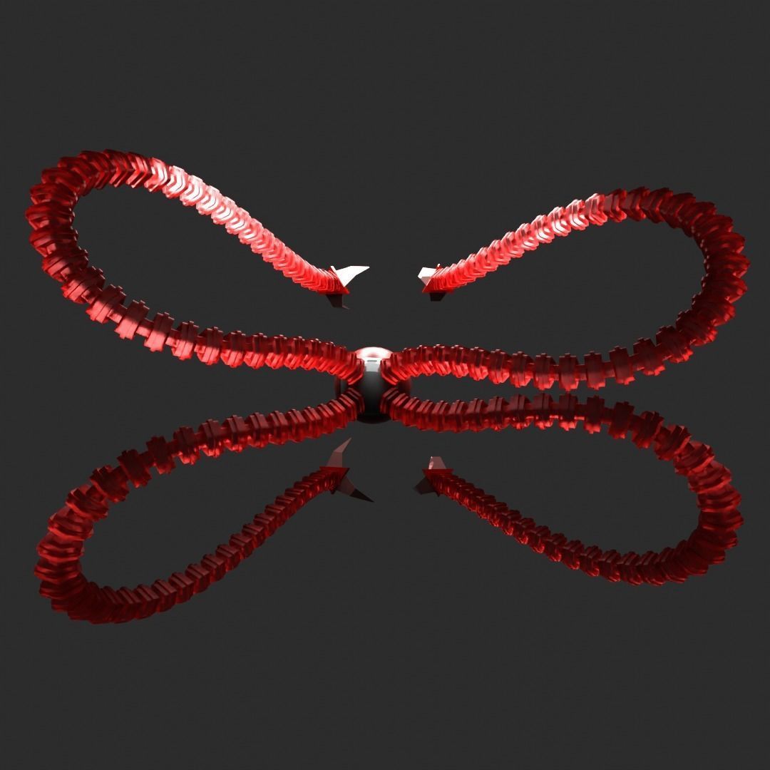 the evil eye Low-poly 3D model_3