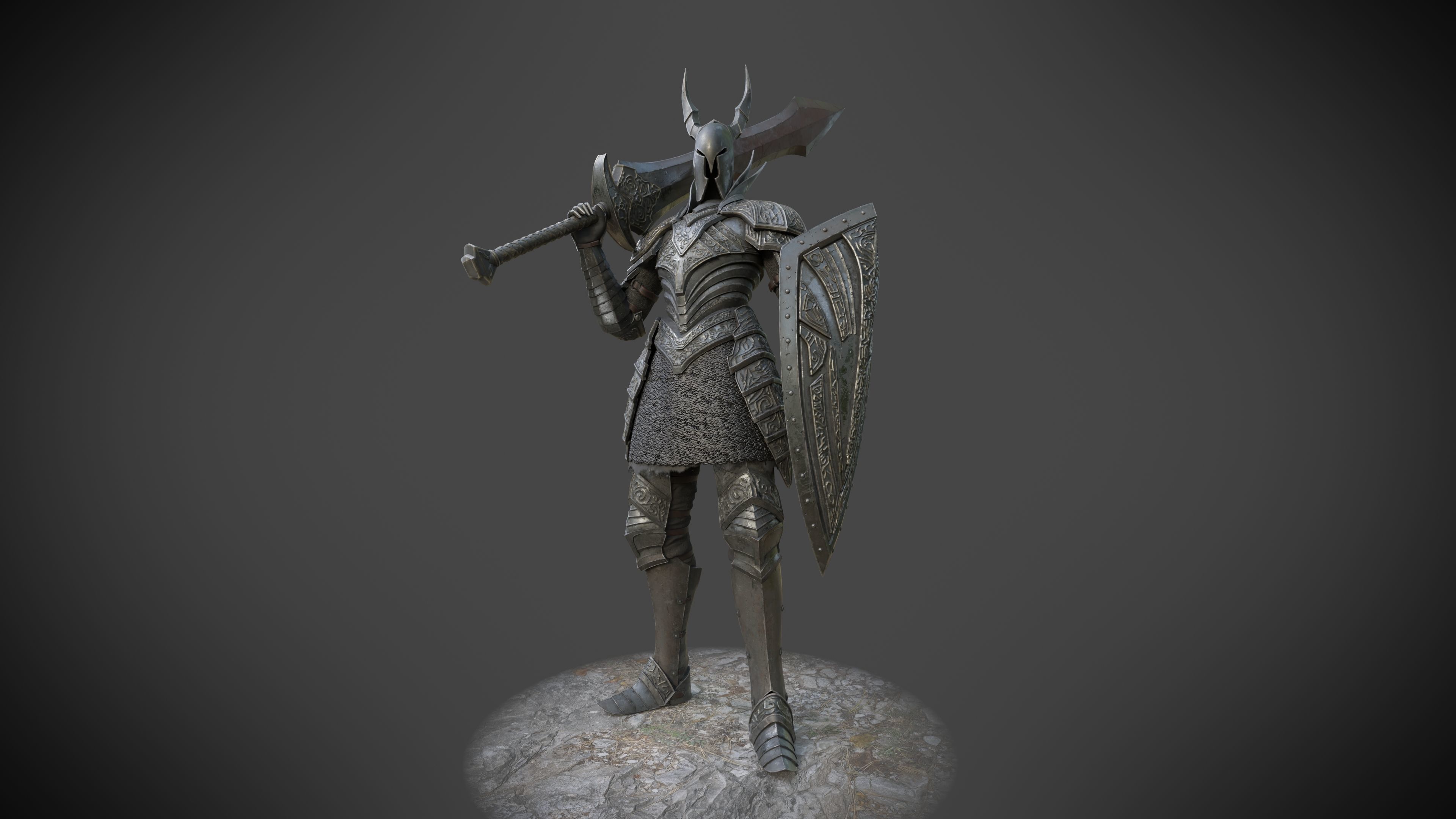 Black Knight - Dark Souls 3D Print 3D print model_49
