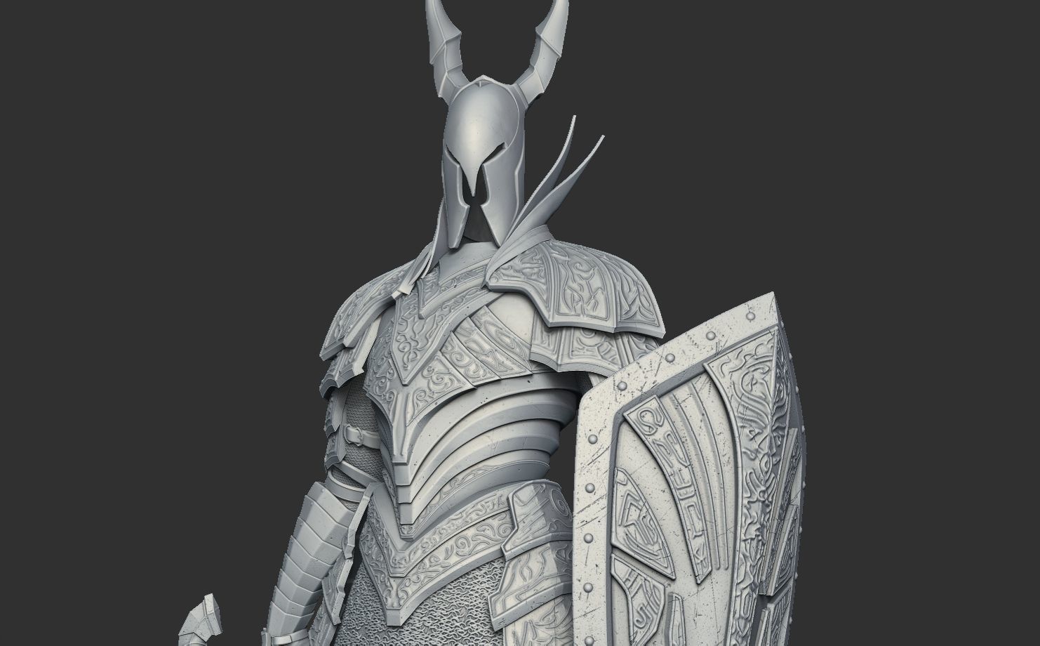 Black Knight - Dark Souls 3D Print 3D print model_36