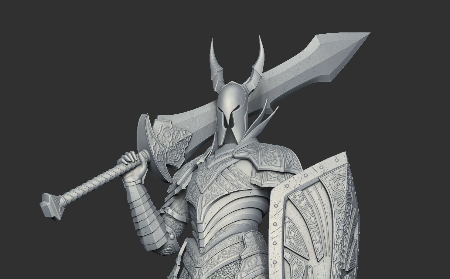 Black Knight - Dark Souls 3D Print 3D print model_37