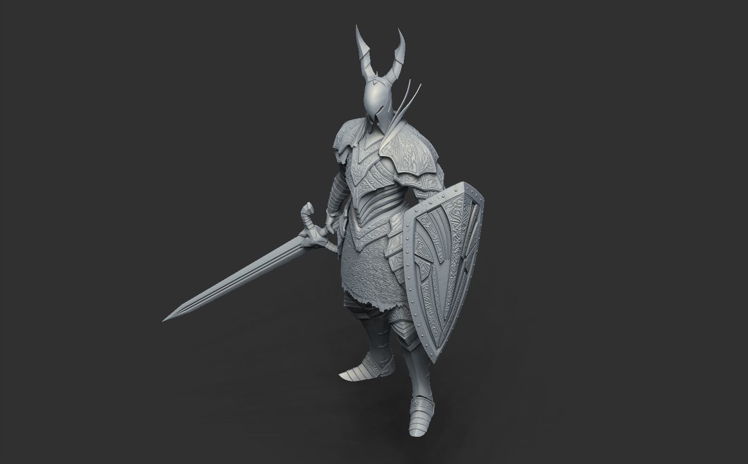 Black Knight - Dark Souls 3D Print 3D print model_39