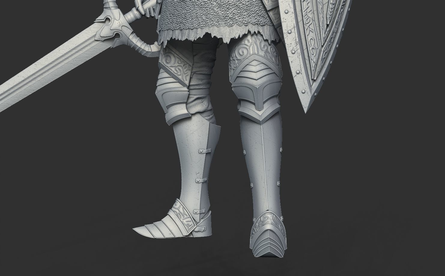 Black Knight - Dark Souls 3D Print 3D print model_30