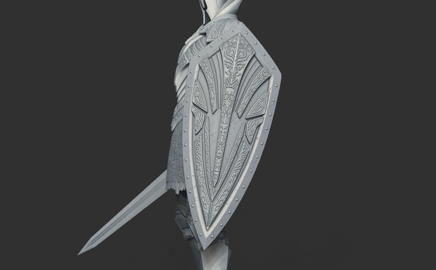 Black Knight - Dark Souls 3D Print 3D print model_42