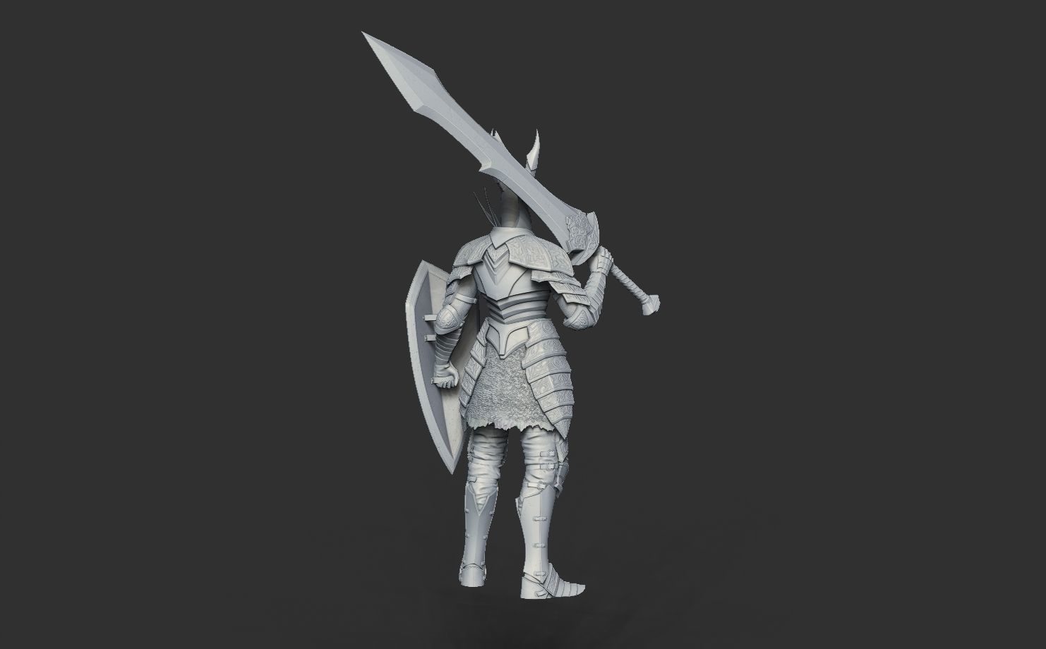 Black Knight - Dark Souls 3D Print 3D print model_38