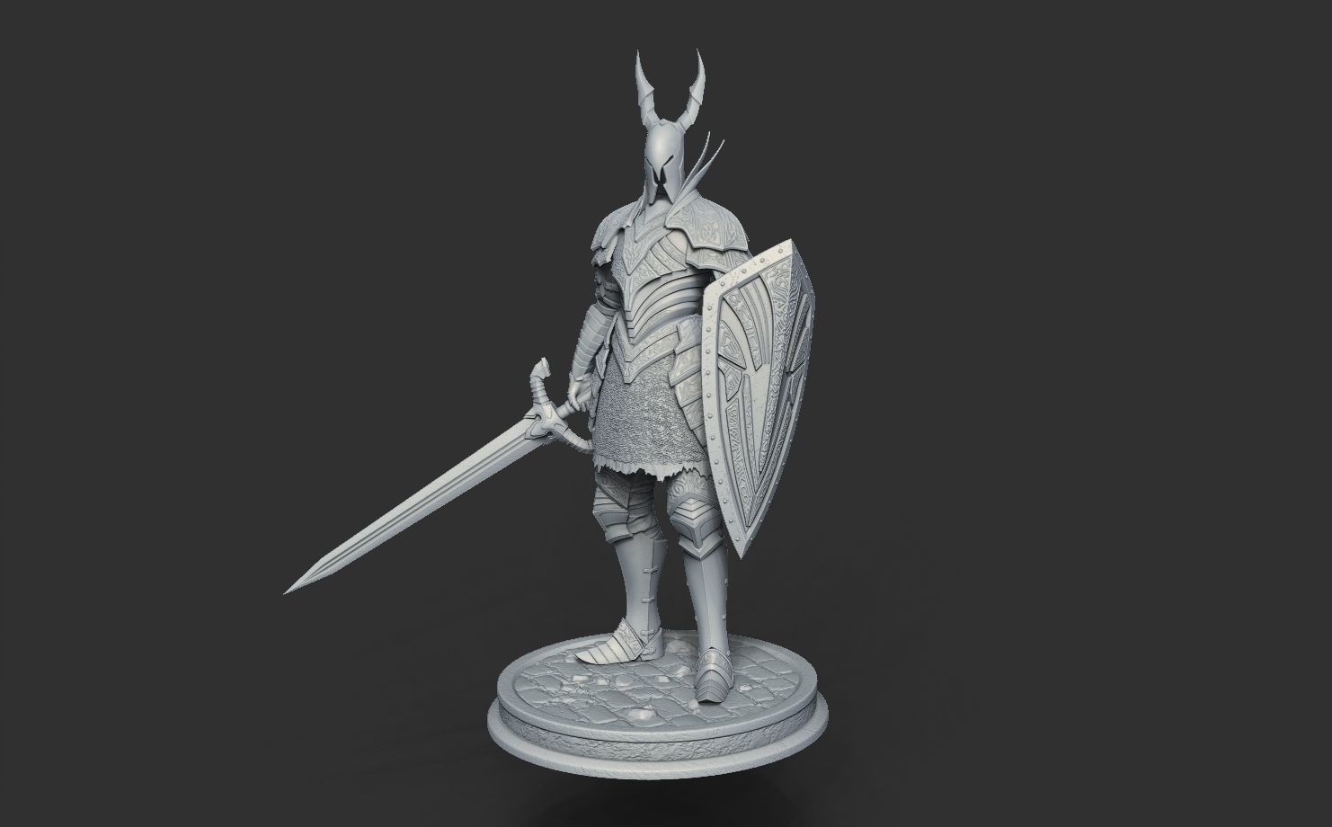 Black Knight - Dark Souls 3D Print 3D print model_25