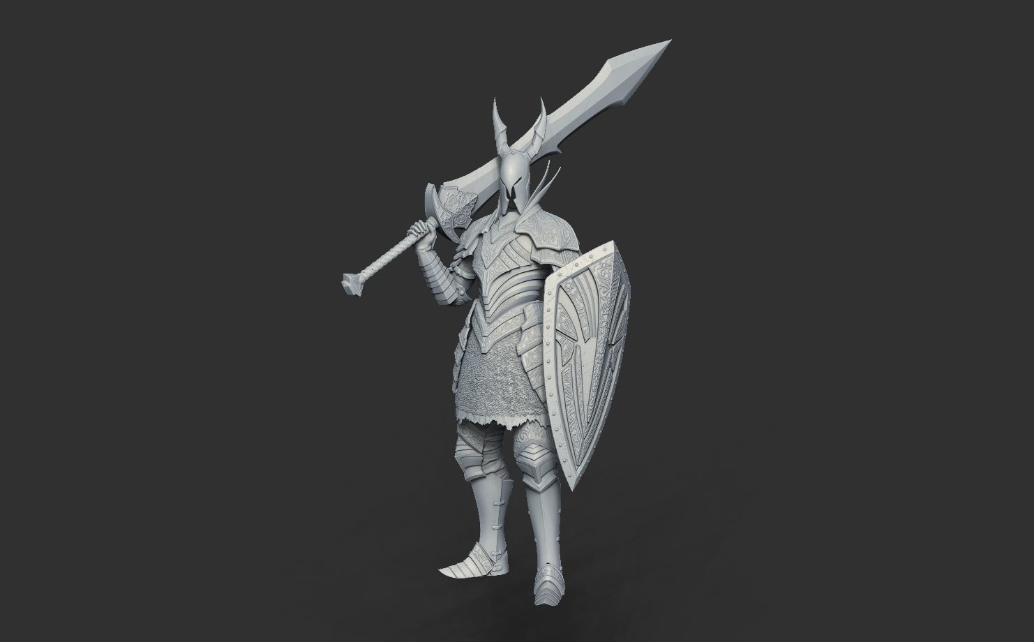 Black Knight - Dark Souls 3D Print 3D print model_29