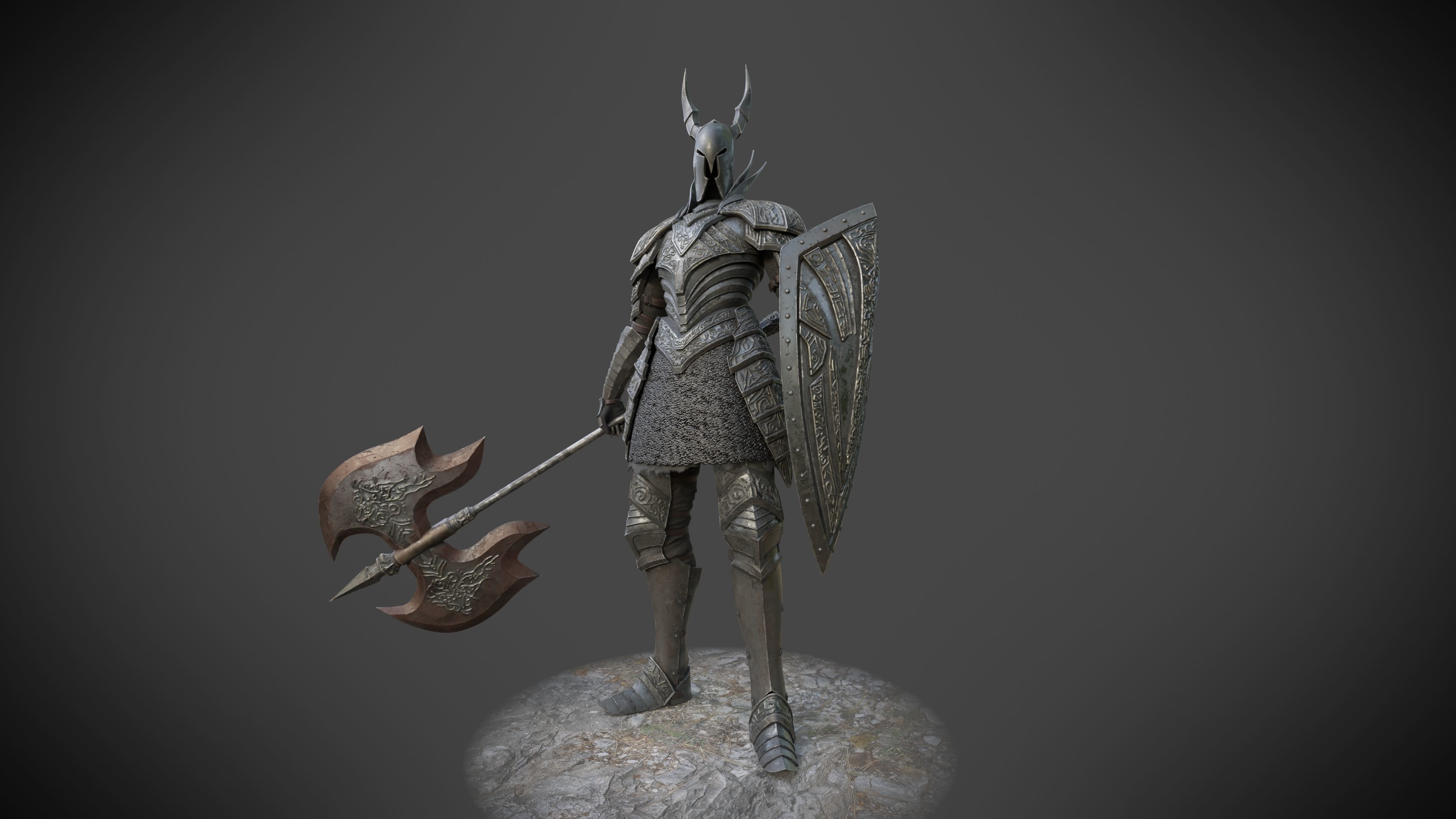 Black Knight - Dark Souls 3D Print 3D print model_54