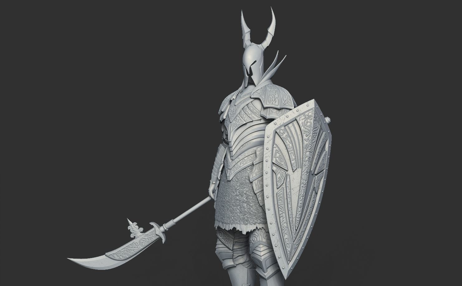 Black Knight - Dark Souls 3D Print 3D print model_32