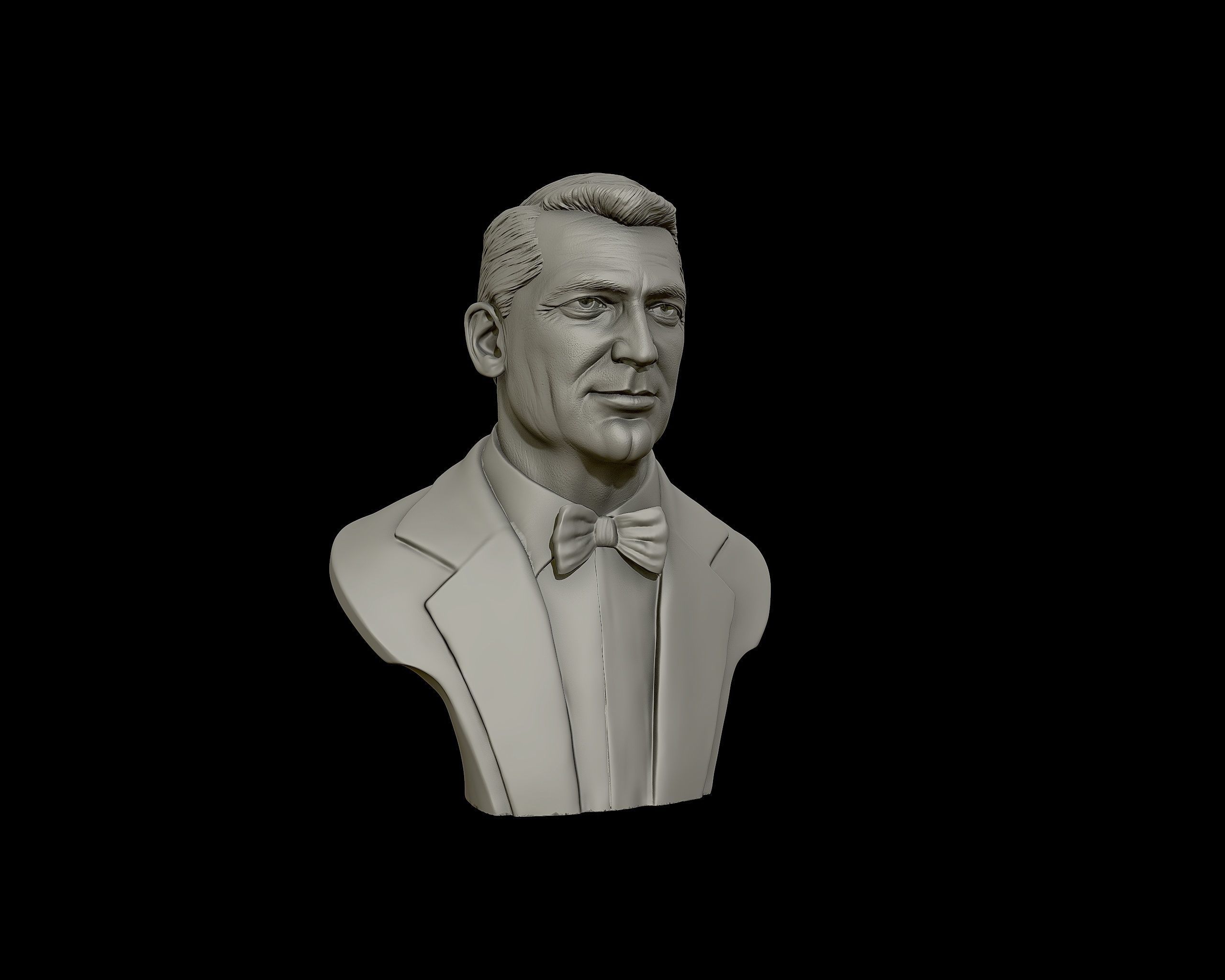 Cary Grant bust sculpture 3D print model_23