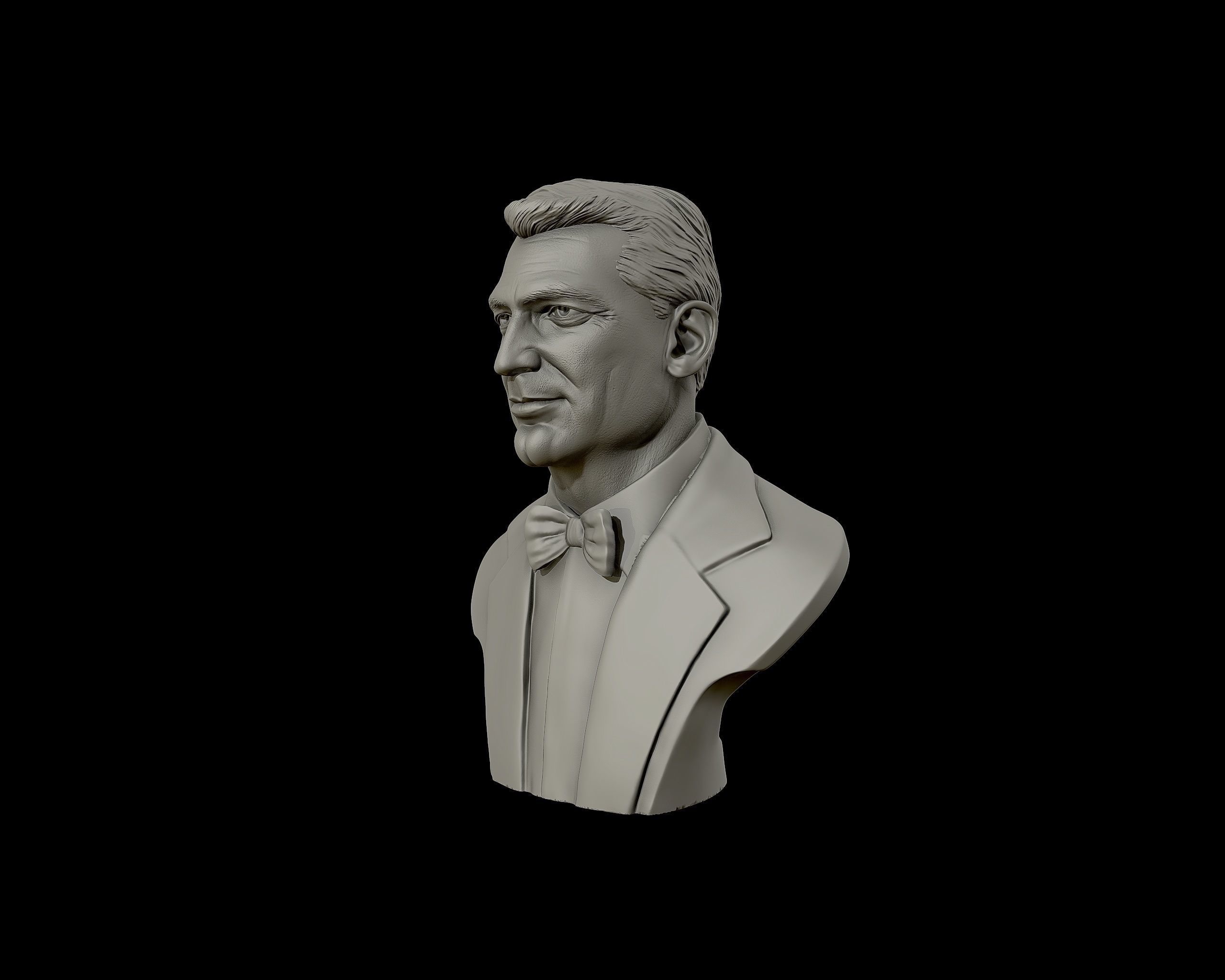 Cary Grant bust sculpture 3D print model_11