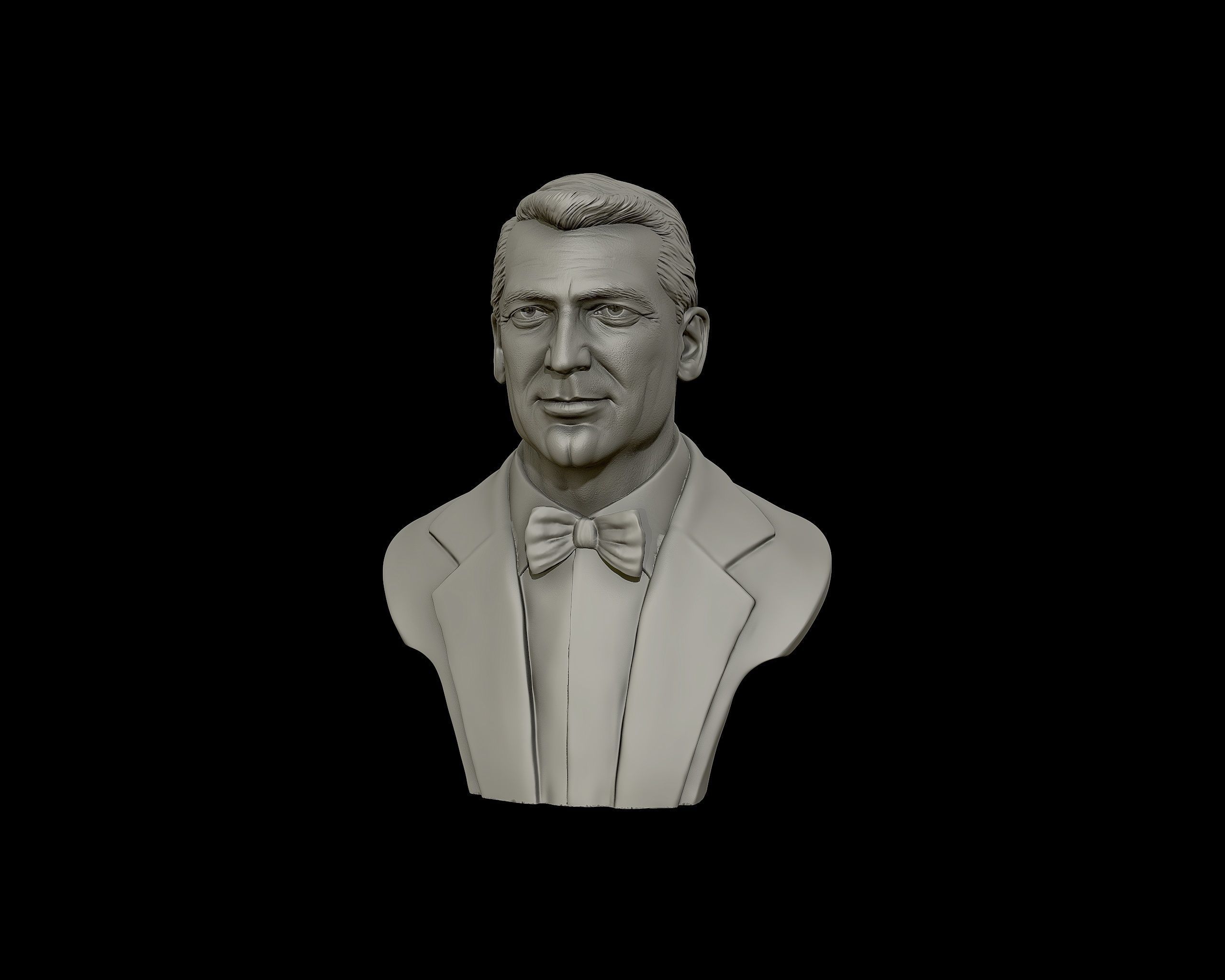 Cary Grant bust sculpture 3D print model_8
