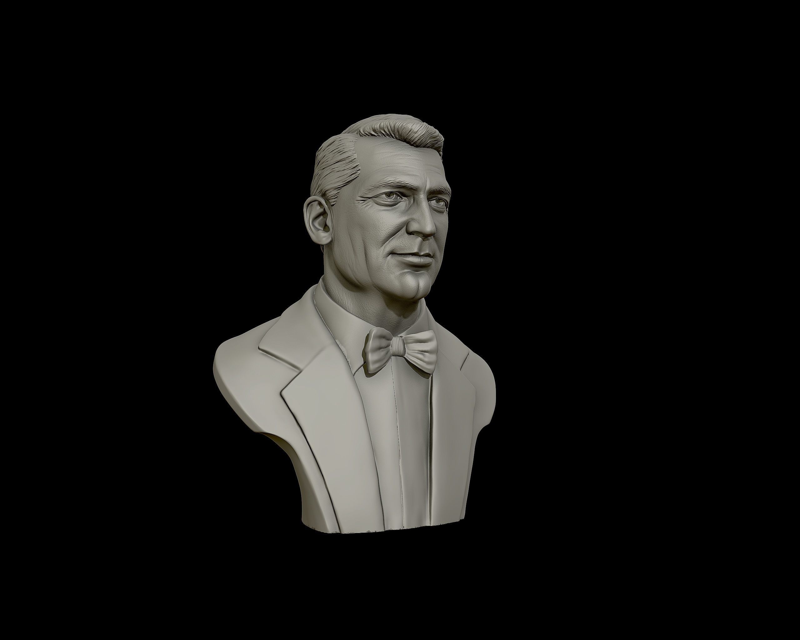 Cary Grant bust sculpture 3D print model_22