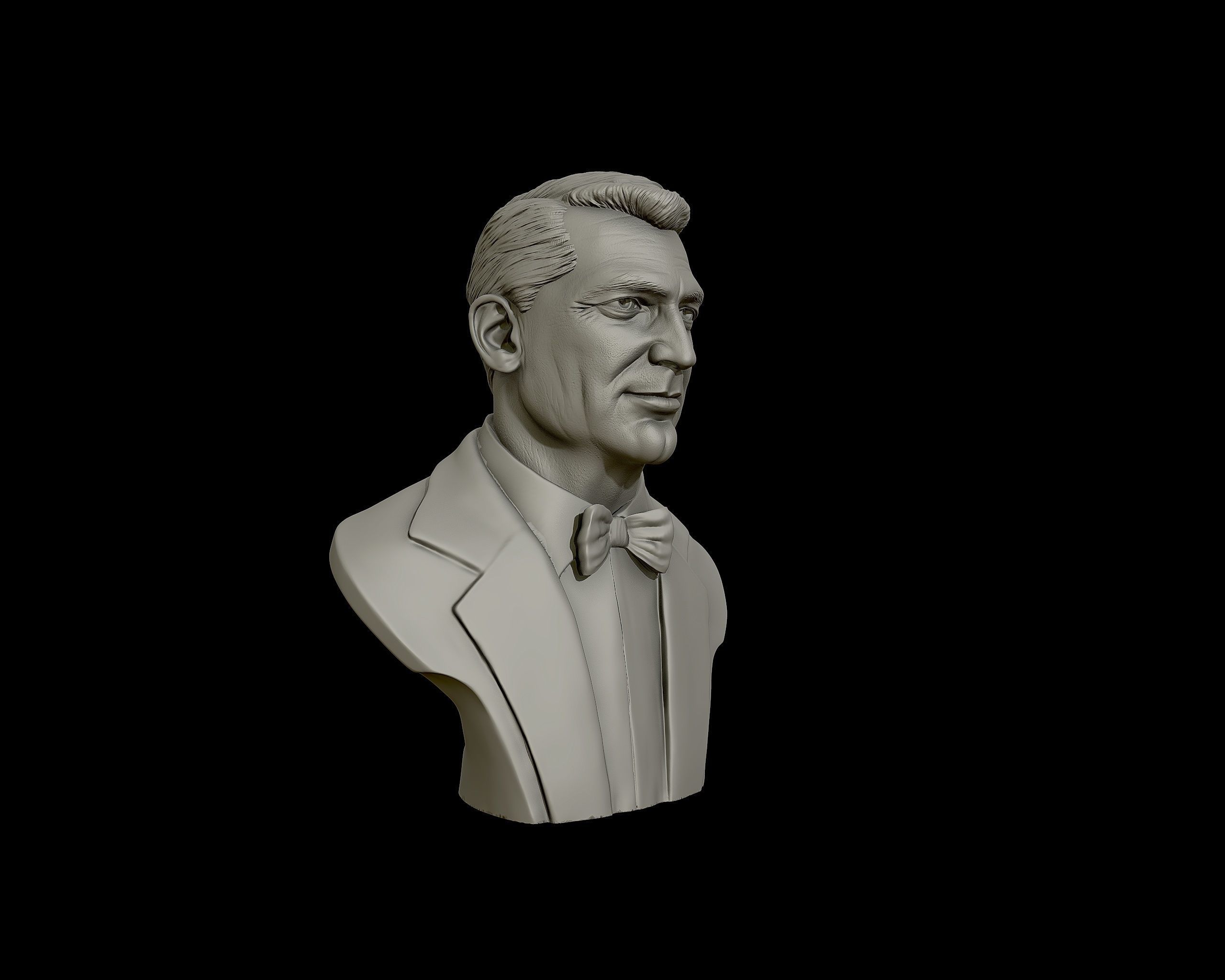 Cary Grant bust sculpture 3D print model_21