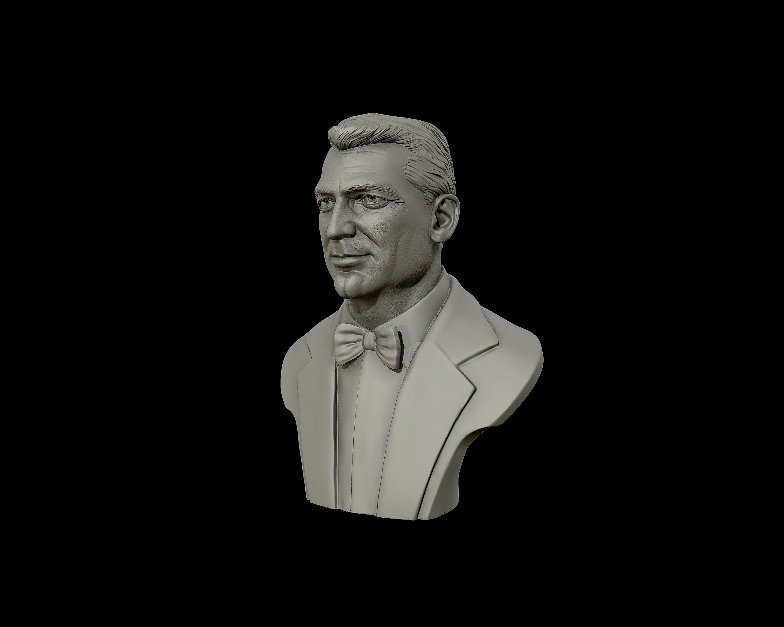 Cary Grant bust sculpture 3D print model_10