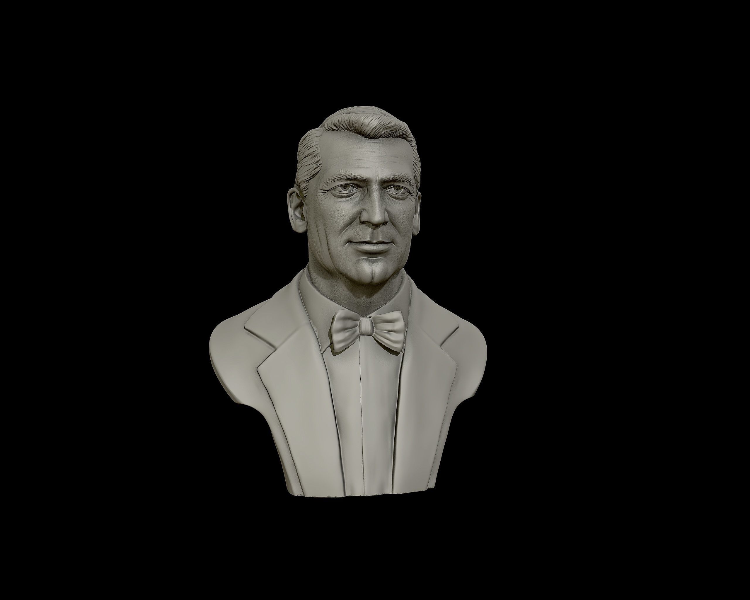 Cary Grant bust sculpture 3D print model_25