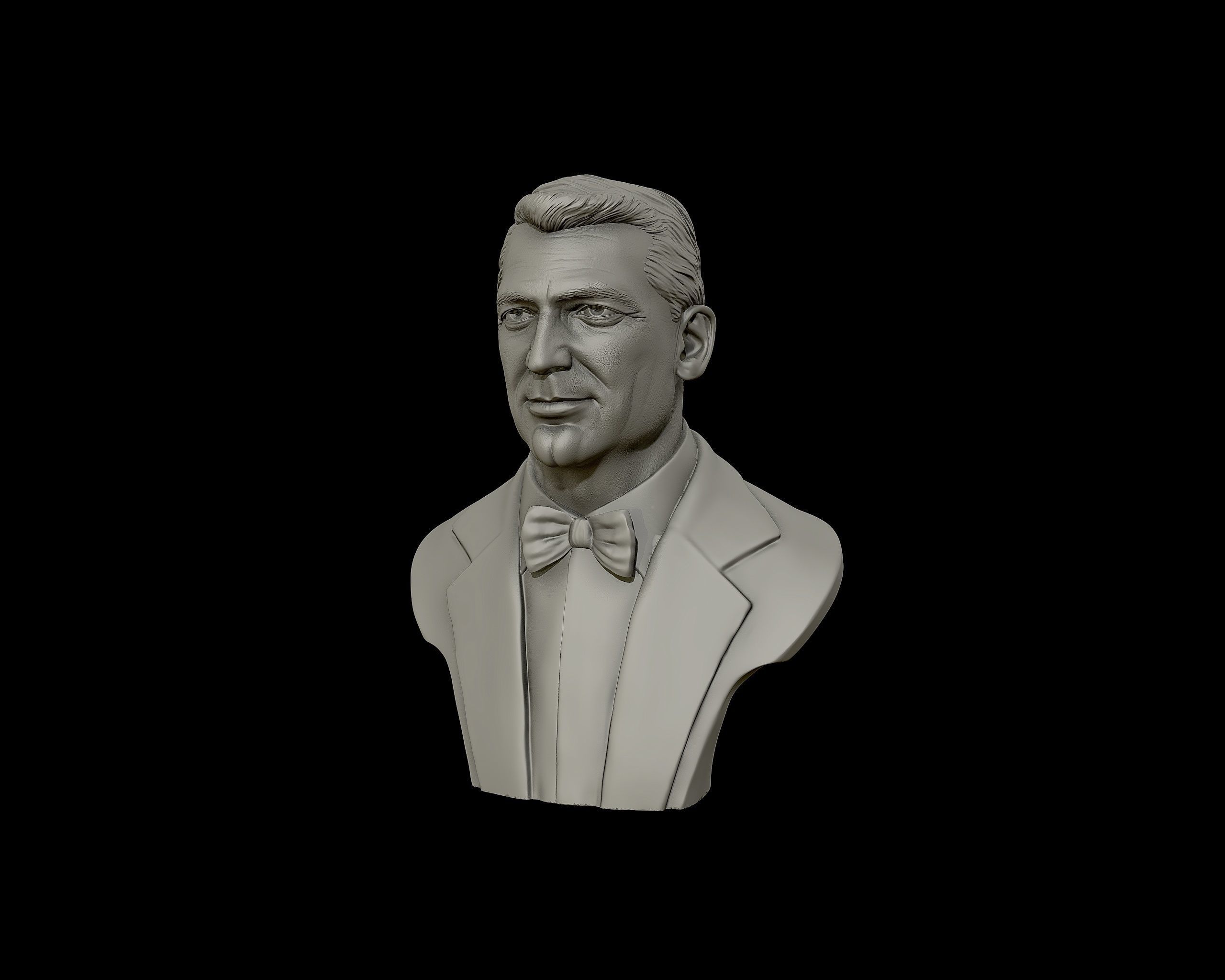 Cary Grant bust sculpture 3D print model_9