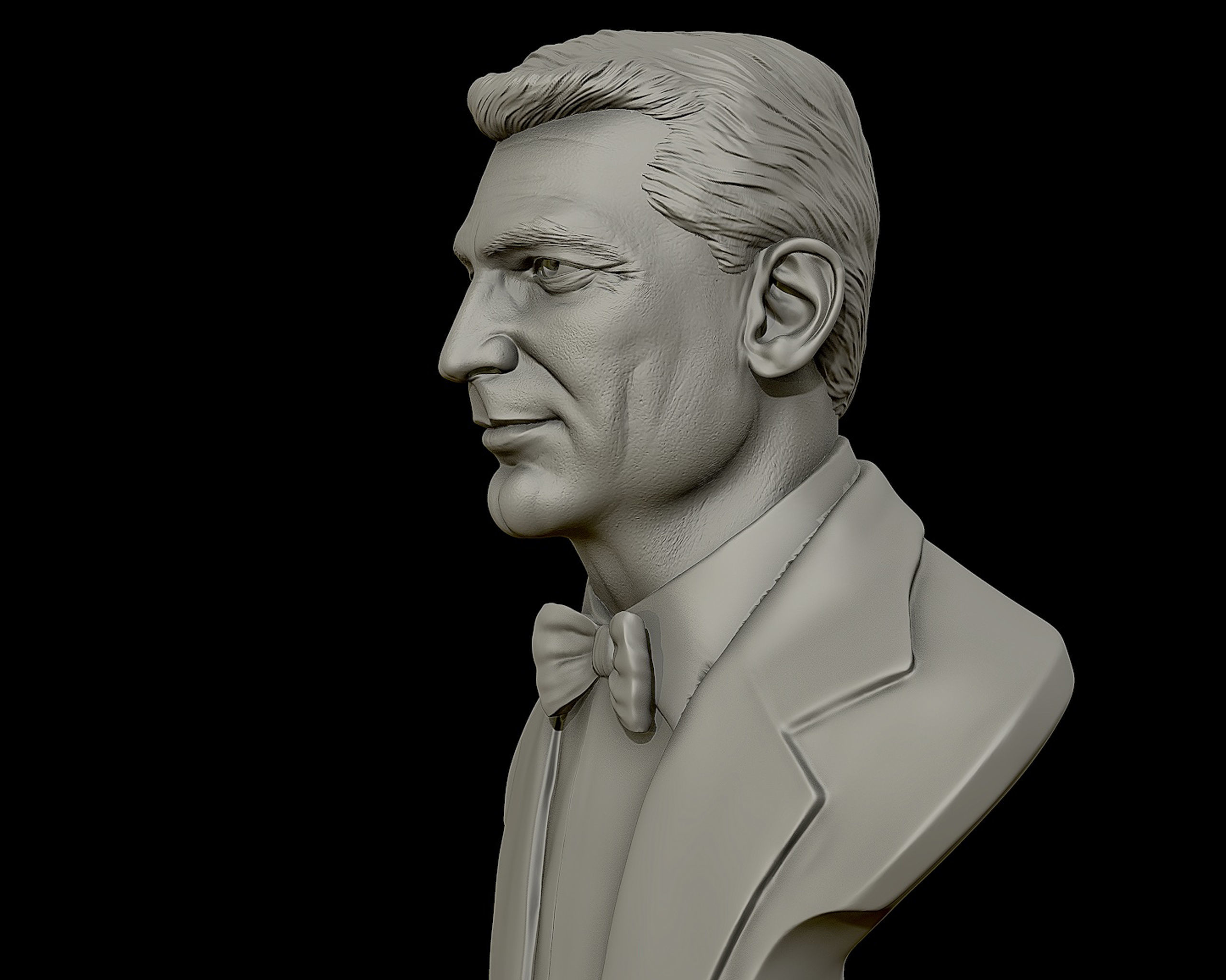 Cary Grant bust sculpture 3D print model_6