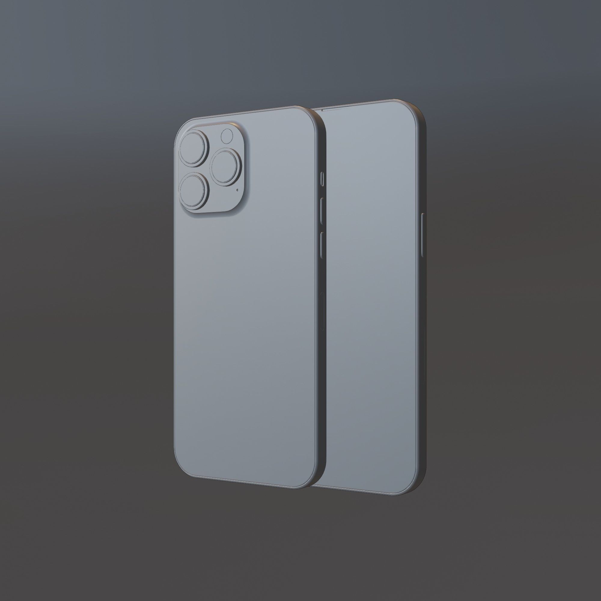 iPhone 14 Pro max Low-poly 3D model_17