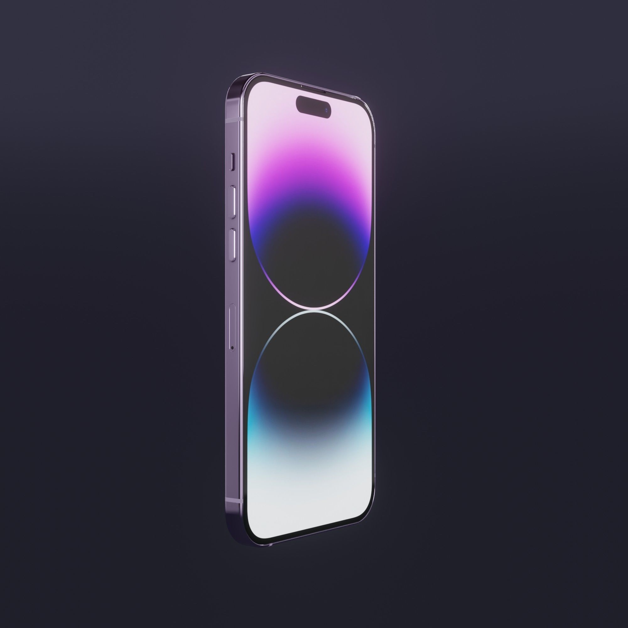 iPhone 14 Pro max Low-poly 3D model_10