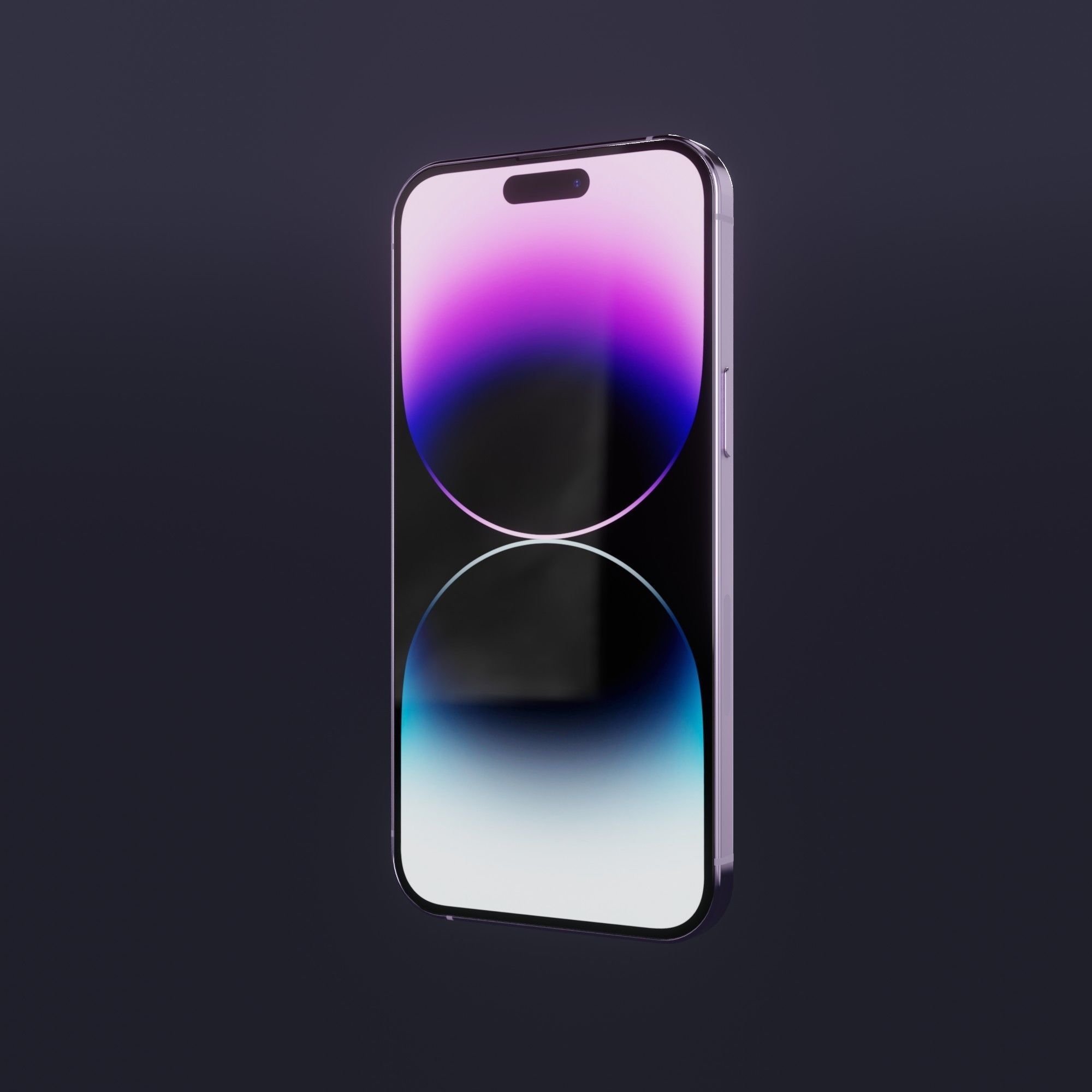 iPhone 14 Pro max Low-poly 3D model_9